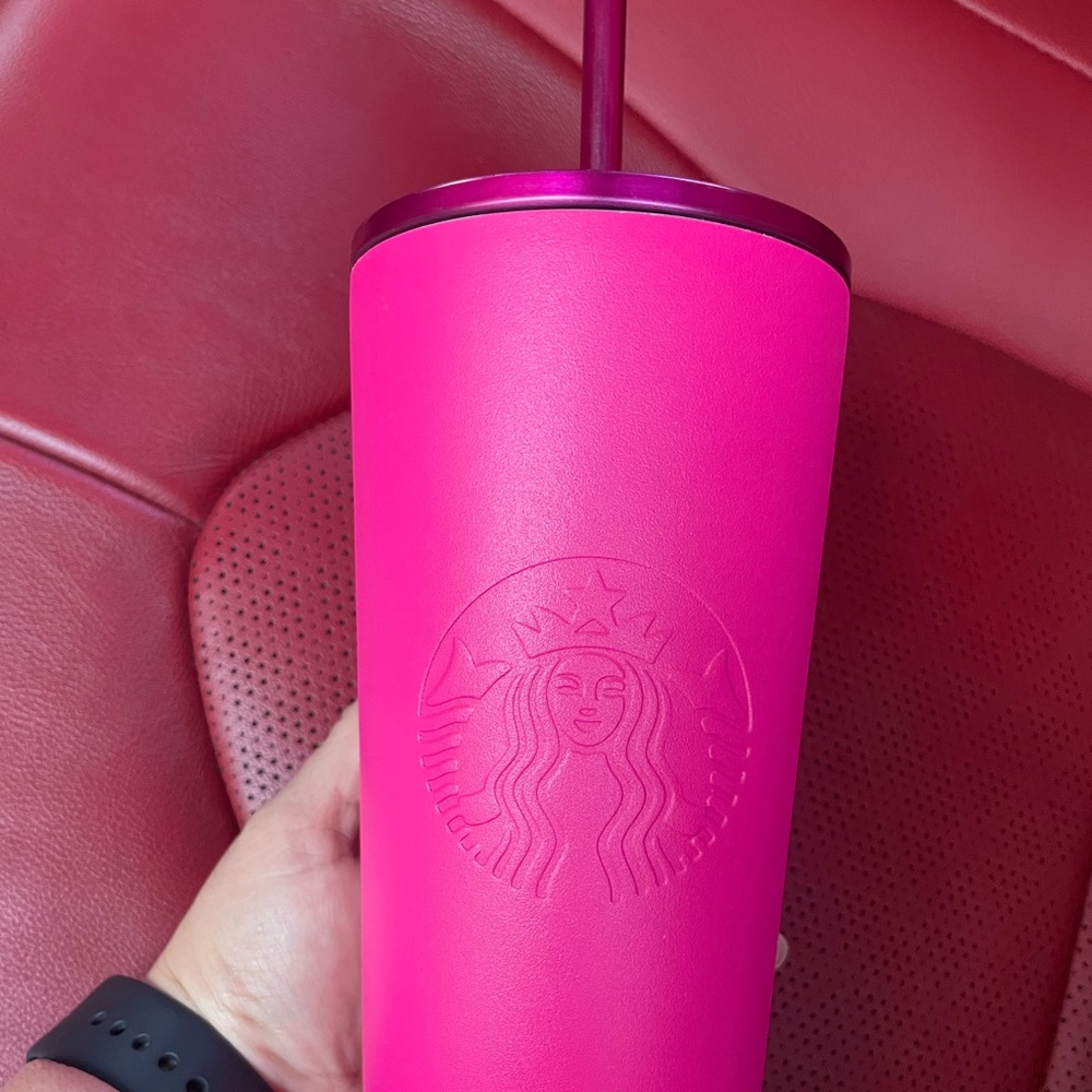 Pink Barbie Starbucks cup